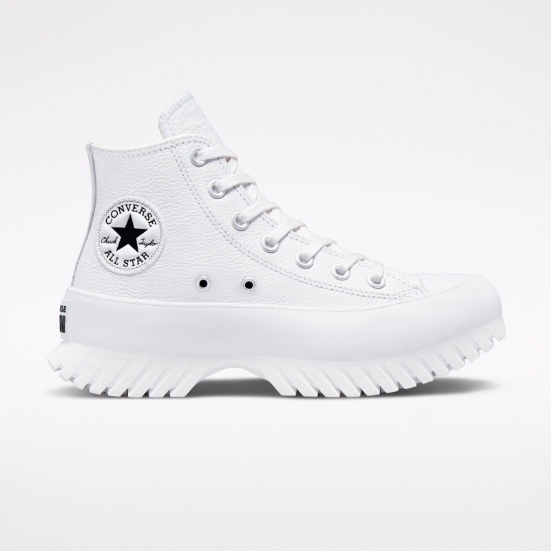 Converses blanches cuir hot sale