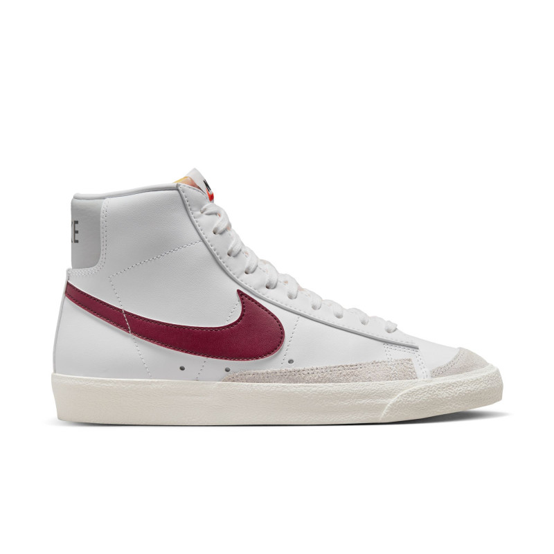 nike burgundy and white