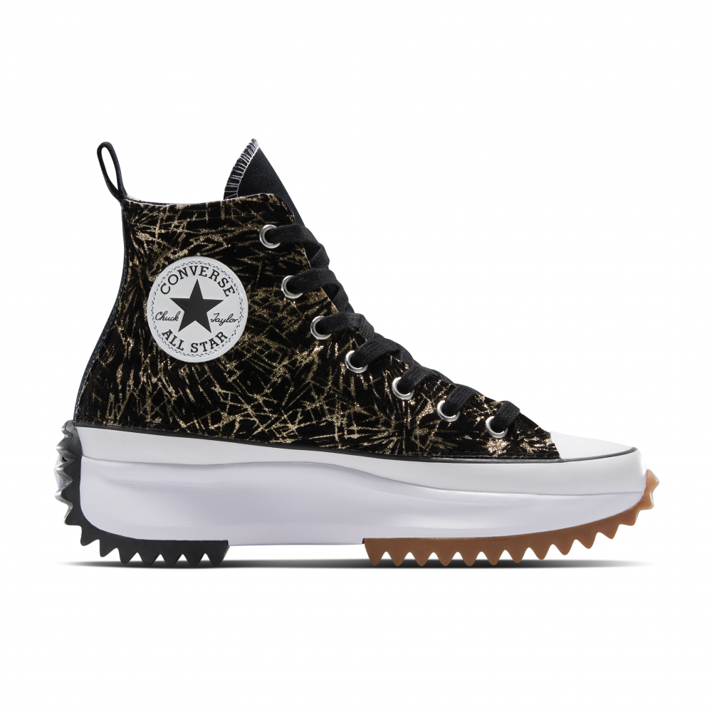 All Star Hike Converse Plateforme Run Star Noir Converse Run Star
