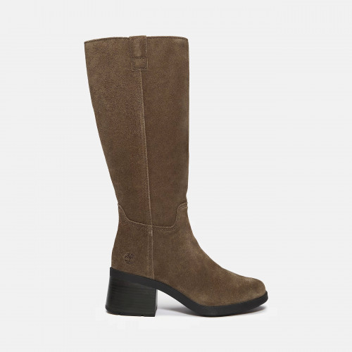 bell tall zip up boot dkbrn