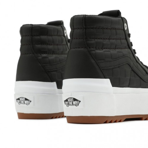 Vans UA SK8 Hi Stacked Emboss Check 2