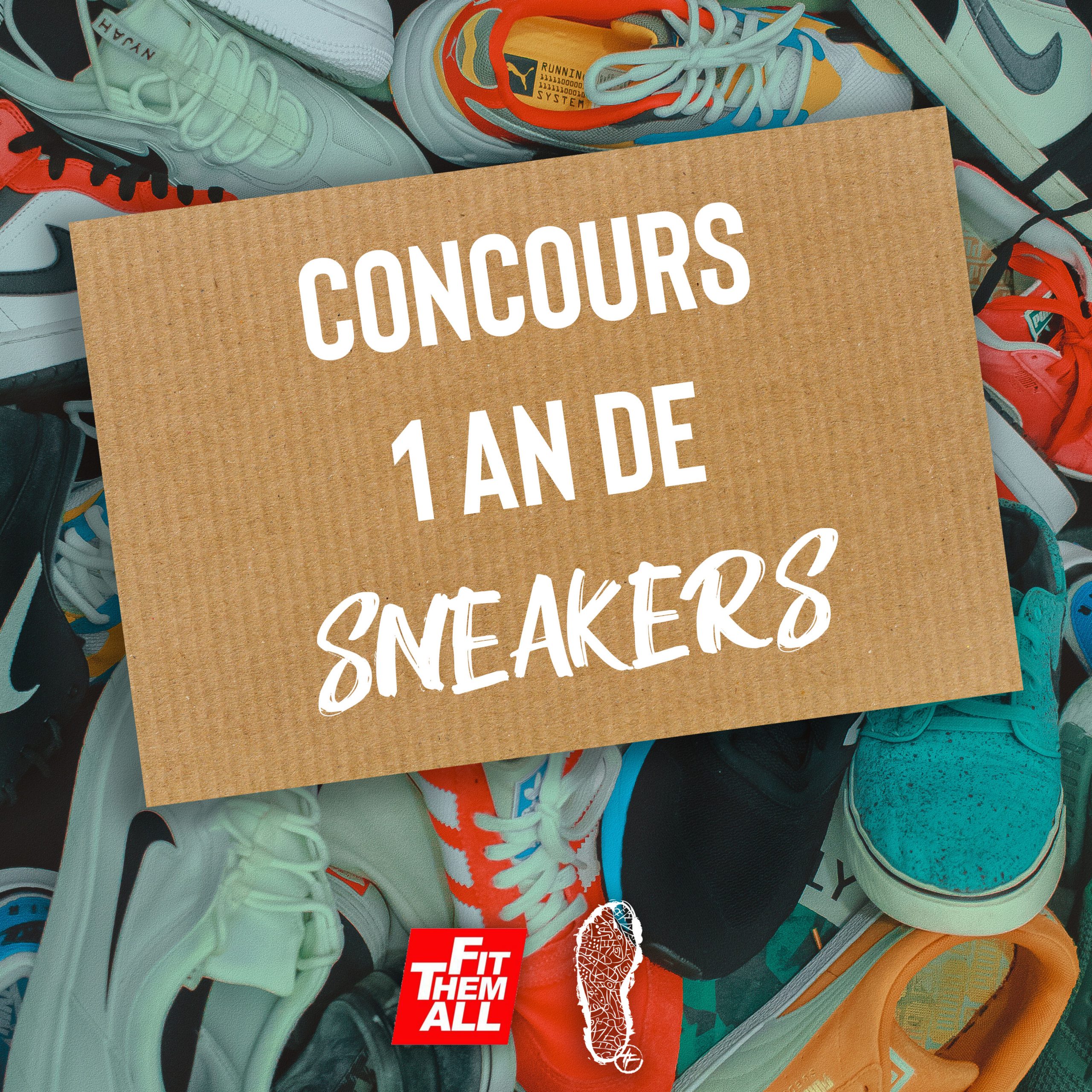 CONCOURS  1 an de sneakers !