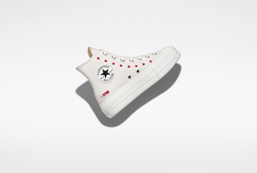 Converse Saint Valentin Crafted With Love Chuck Taylor All Star Lift High White